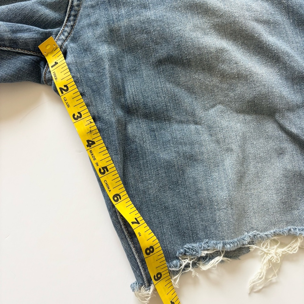 Lucky Brand Womens 363 Vintage Straight Denim Shorts Size 30 Cut Off Summer - Picture 11 of 12